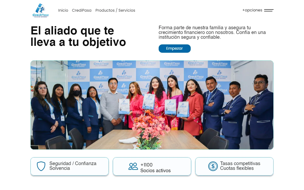 Imagen del concepto web para CediPasa caja de ahorros